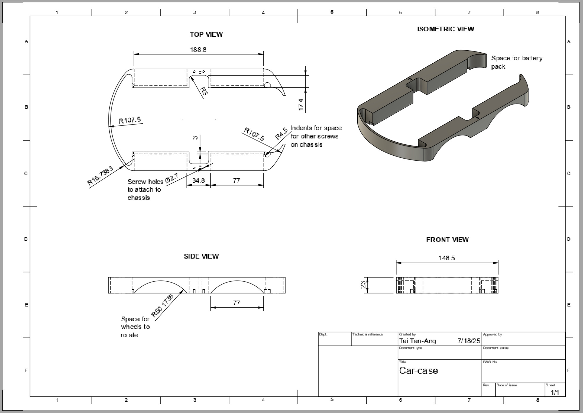casing drawing